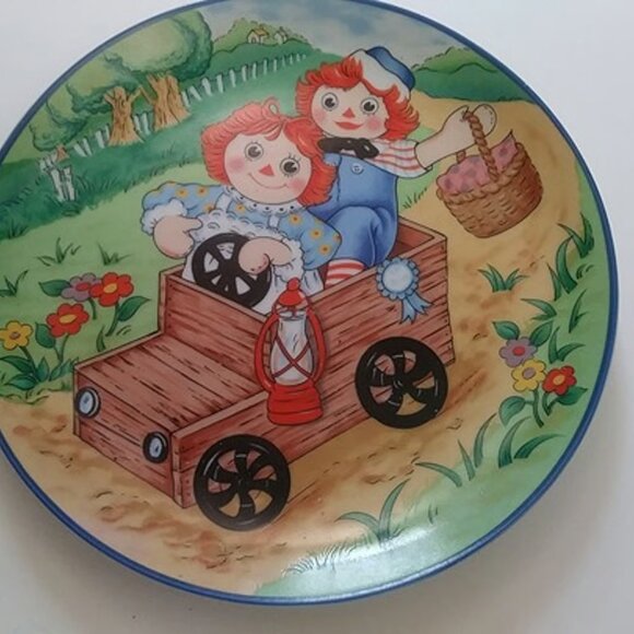 Raggedy Ann & Andy 1983 WINNING STREAK Collector Plate Bobbs-Merrill Co Numbered - Picture 2 of 5